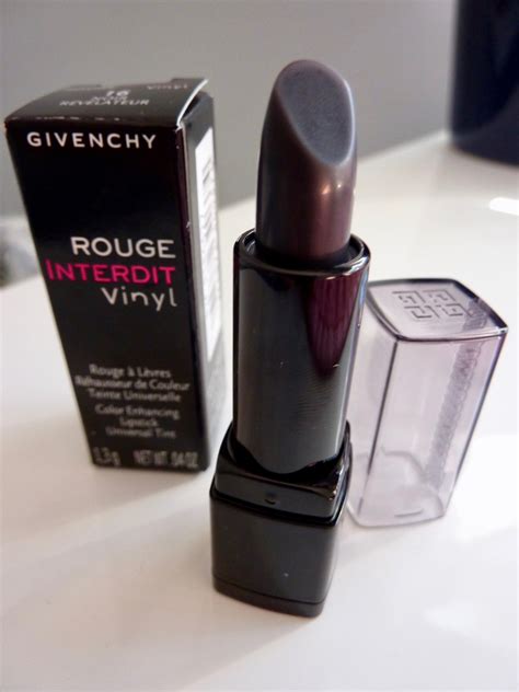 givenchy rouge interdit vinyl universal tint|givenchy rouge interdit temptation lipstick.